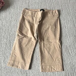 The Limited Khaki Cropped Chinos cabris